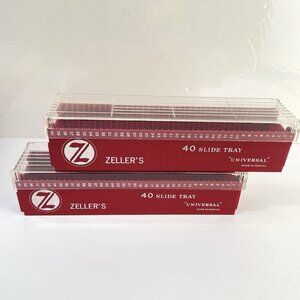 Vintage Organizers ZELLERS Slide Tray Containers for Photos 35mm Organizer